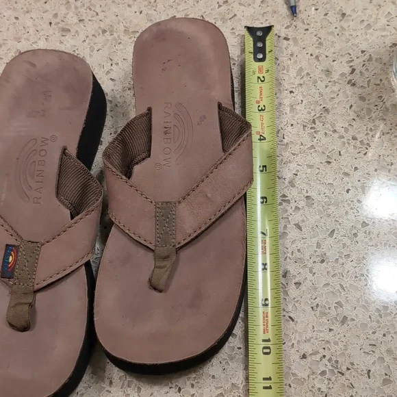 Rainbow Riviera Platform Flip Flops Size 8 - Picture 4 of 4